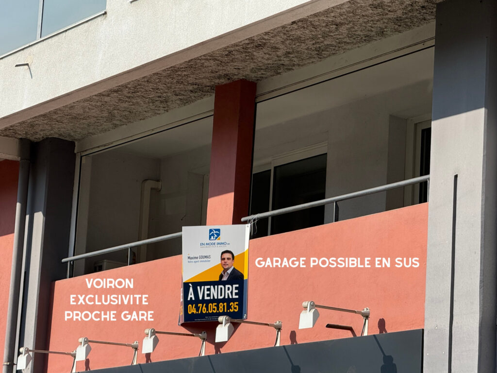 Appartement T4 avec grande terrasse et parking   Voiron cent